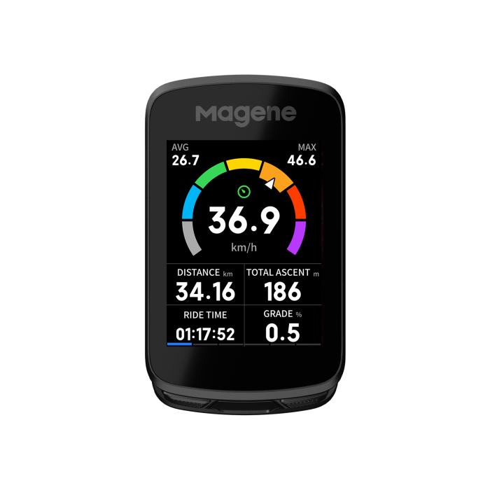 Magene C606 Pro GPS Touchscreen Smart Bike Computer | Polar Night Black