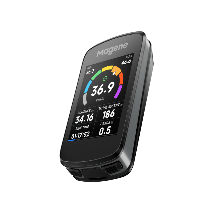 Magene C606 V2 GPS Touchscreen Smart Bike Computer | Polar Night Black