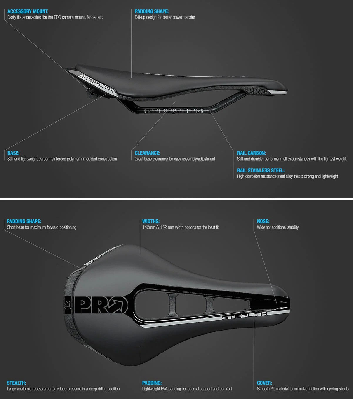 Shimano PRO Stealth Curved Performance Saddle