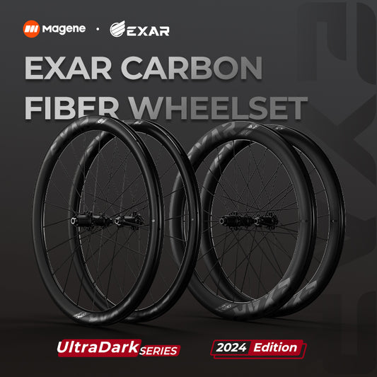Magene EXAR Ultra Dark Carbon Disc Wheelset 2025