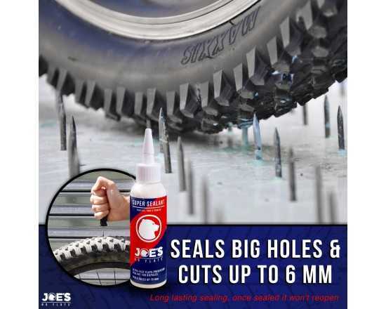 Joe's No Flats Super Sealant, 60ml | Road Bike Tubeless Latex Based Sealant