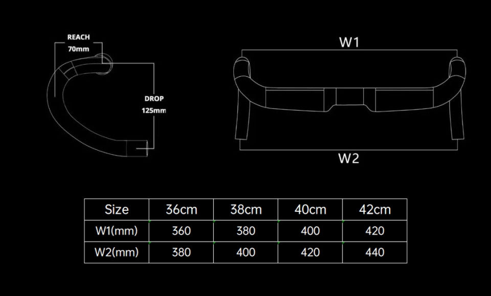 EXS R175 Road Handlebar