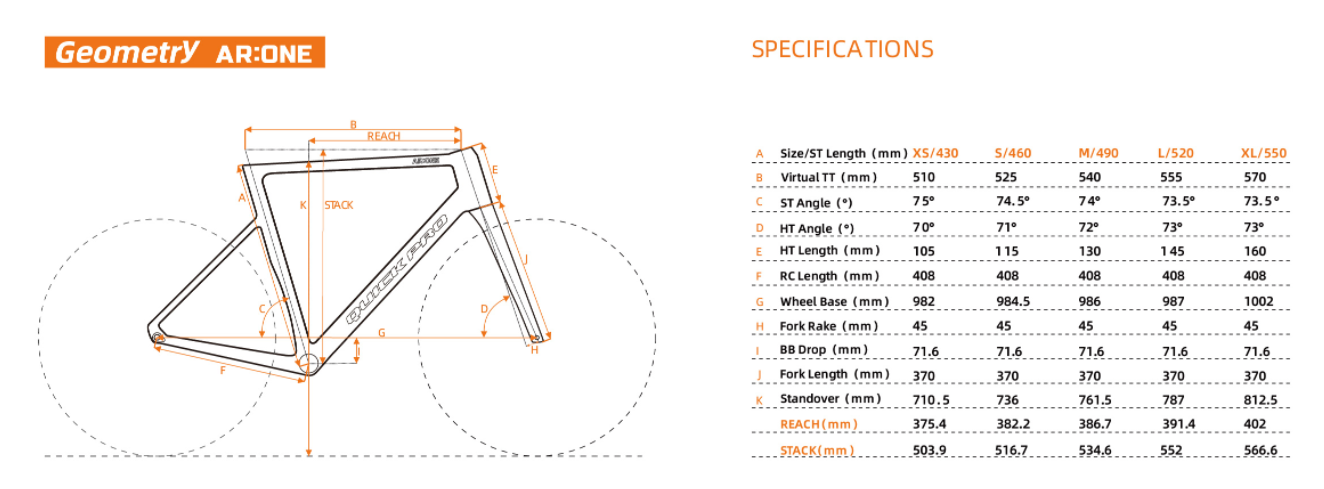 Quickpro AR:ONE Carbon Road Bike Frameset | UCI Approved | Custom Paint