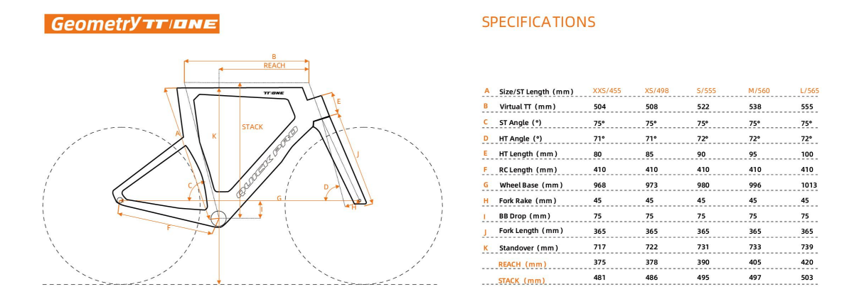 Quickpro TT:ONE Carbon Road Bike Frameset | UCI Approved | Custom Paint