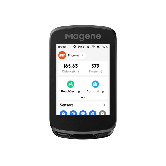 Magene C606 V2 GPS Touchscreen Smart Bike Computer | Polar Night Black