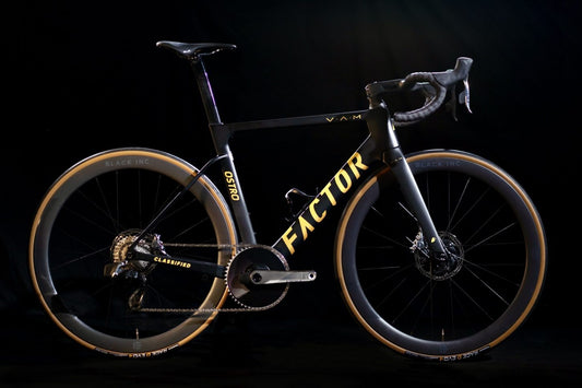 Factor OSTRO VAM Disc Frameset | Size 52 Brushed Gold Edition, Limited Lifetime Warranty