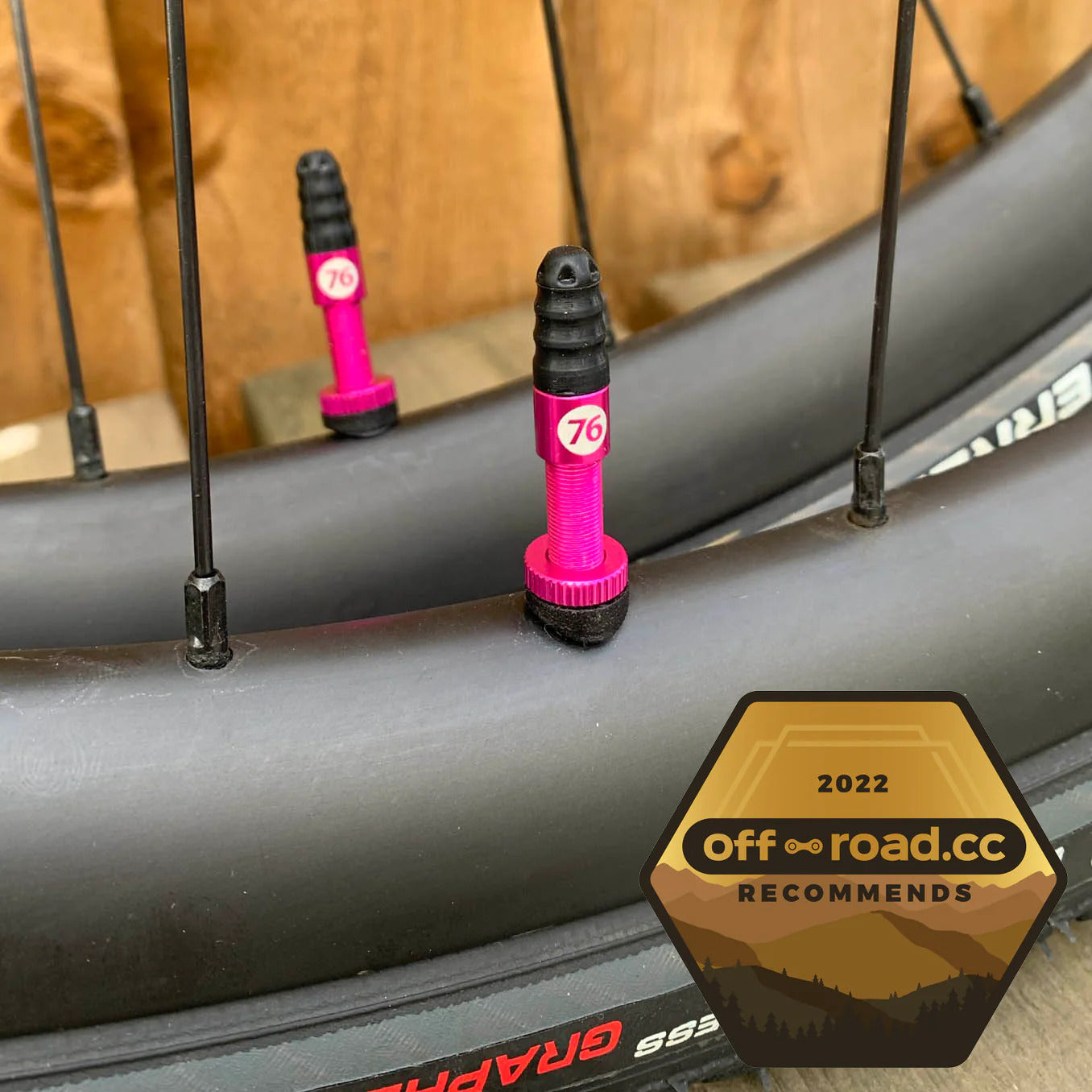 76 Projects Hi-Flow 'NO CLOG' Tubeless Valve