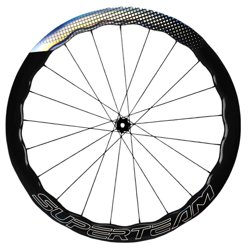 SuperTeam Classic PRO D28-50 Carbon Disc Brake Wheels | Shine Decals