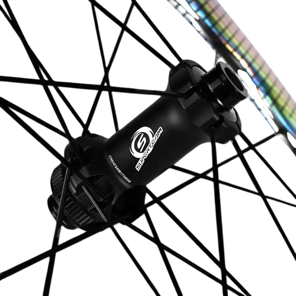 SuperTeam Classic PRO D28-50 Carbon Disc Brake Wheels | Shine Decals