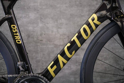 Factor OSTRO VAM Disc Frameset | Size 52 Brushed Gold Edition, Limited Lifetime Warranty
