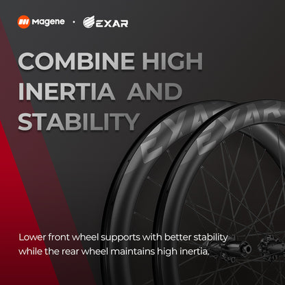 Magene EXAR Ultra Dark Carbon Disc Wheelset 2025