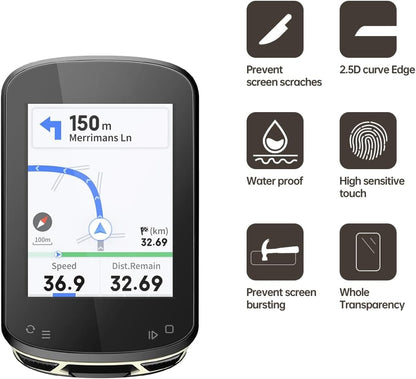 Magene C506/C506SE Bike Computer Tempered Glass Screen Protector