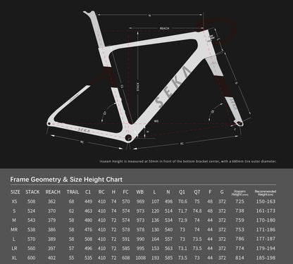 Seka Spear RDC Carbon Road Disc Frameset