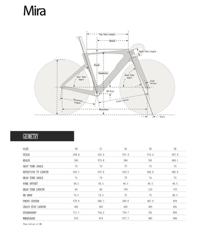 Spect Mira Carbon Road Bike Frameset