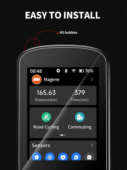 Magene C506/C506SE Bike Computer Tempered Glass Screen Protector
