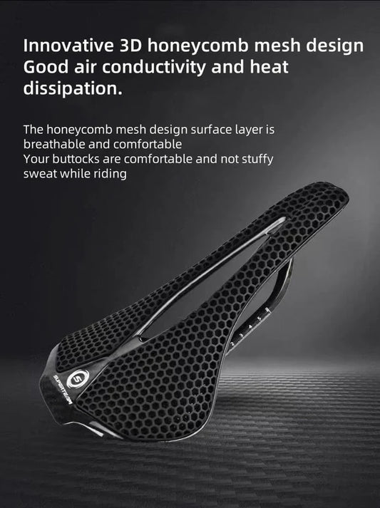 Superteam Air Full Carbon 3D Printed Short Nose Saddle