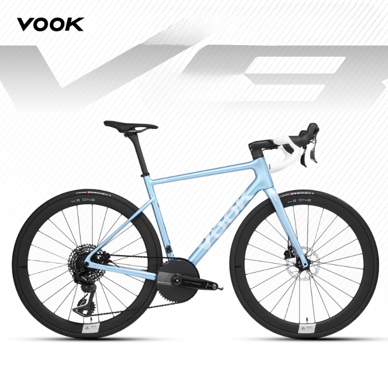 Vook V8e PRO Full Bike w/ L-twoo 1x13s & Carbon Wheelset & Carbon Crankset