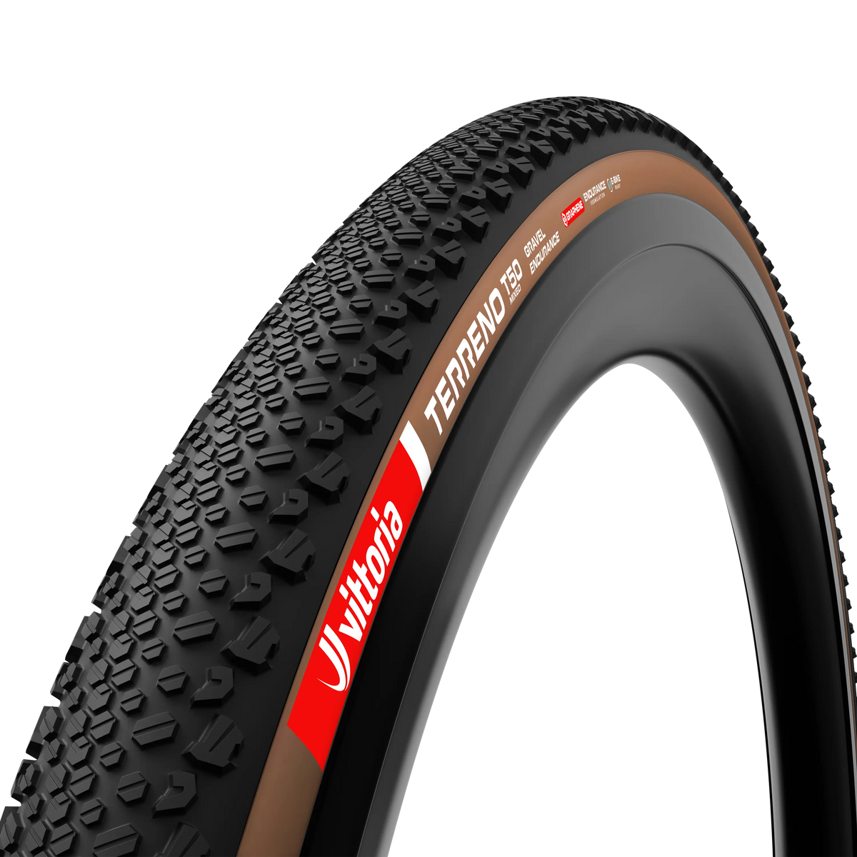 Vittoria Terreno T50 Mixed Gravel Endurance tyre, brown wall