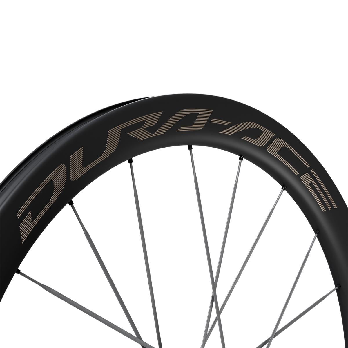 Dura-Ace C50 carbon rim with carbon spokes