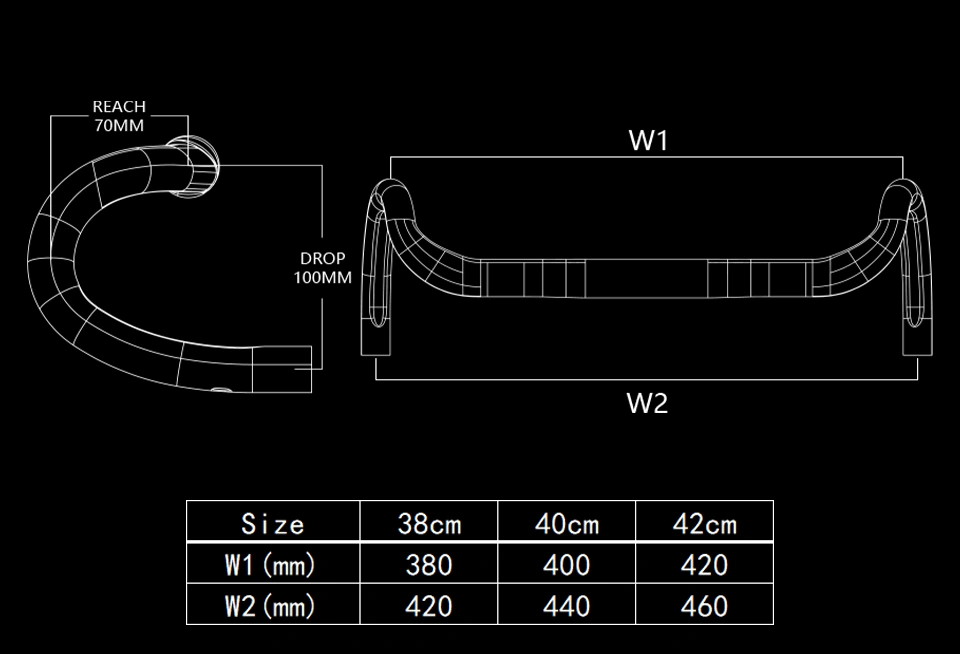 EXS R200 Road/Gravel Handlebar