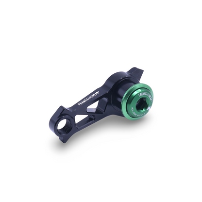 Framesandgear UDH direct mount derailleur hanger for Shimano, Black Green