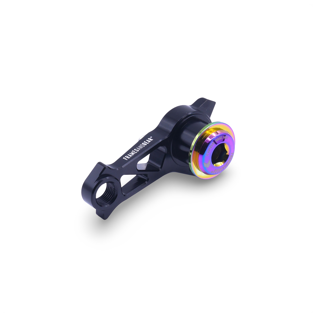 Framesandgear UDH direct mount derailleur hanger for Shimano, Black Oilslick