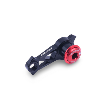 Framesandgear UDH direct mount derailleur hanger for Shimano, Black Red