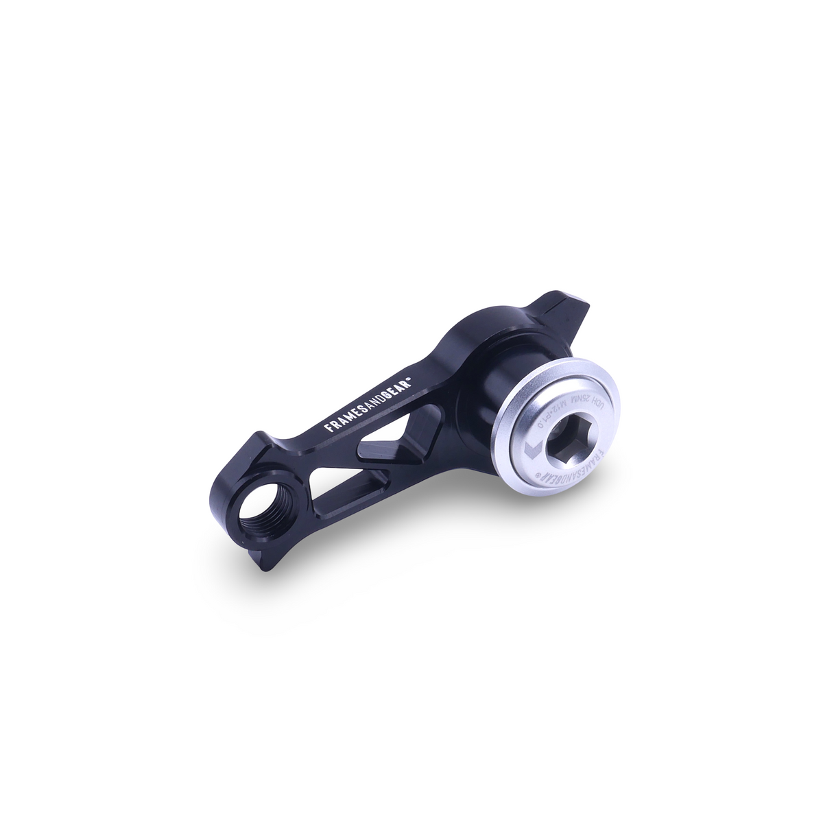 Framesandgear UDH direct mount derailleur hanger for Shimano, Black Silver