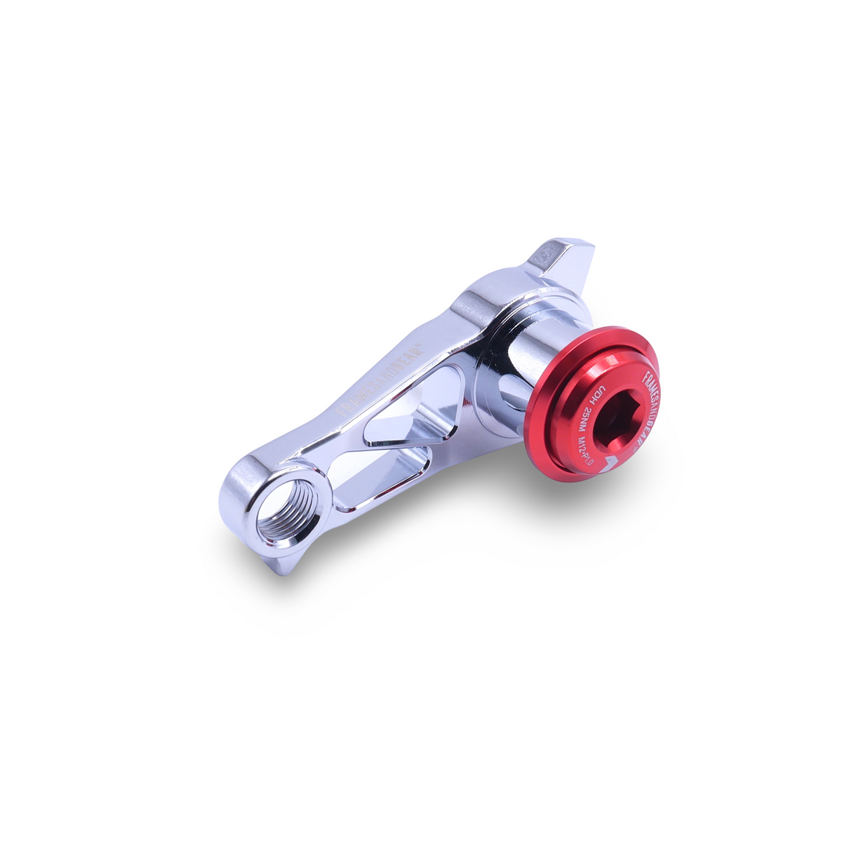 Framesandgear UDH direct mount derailleur hanger for Shimano, Chrome Red