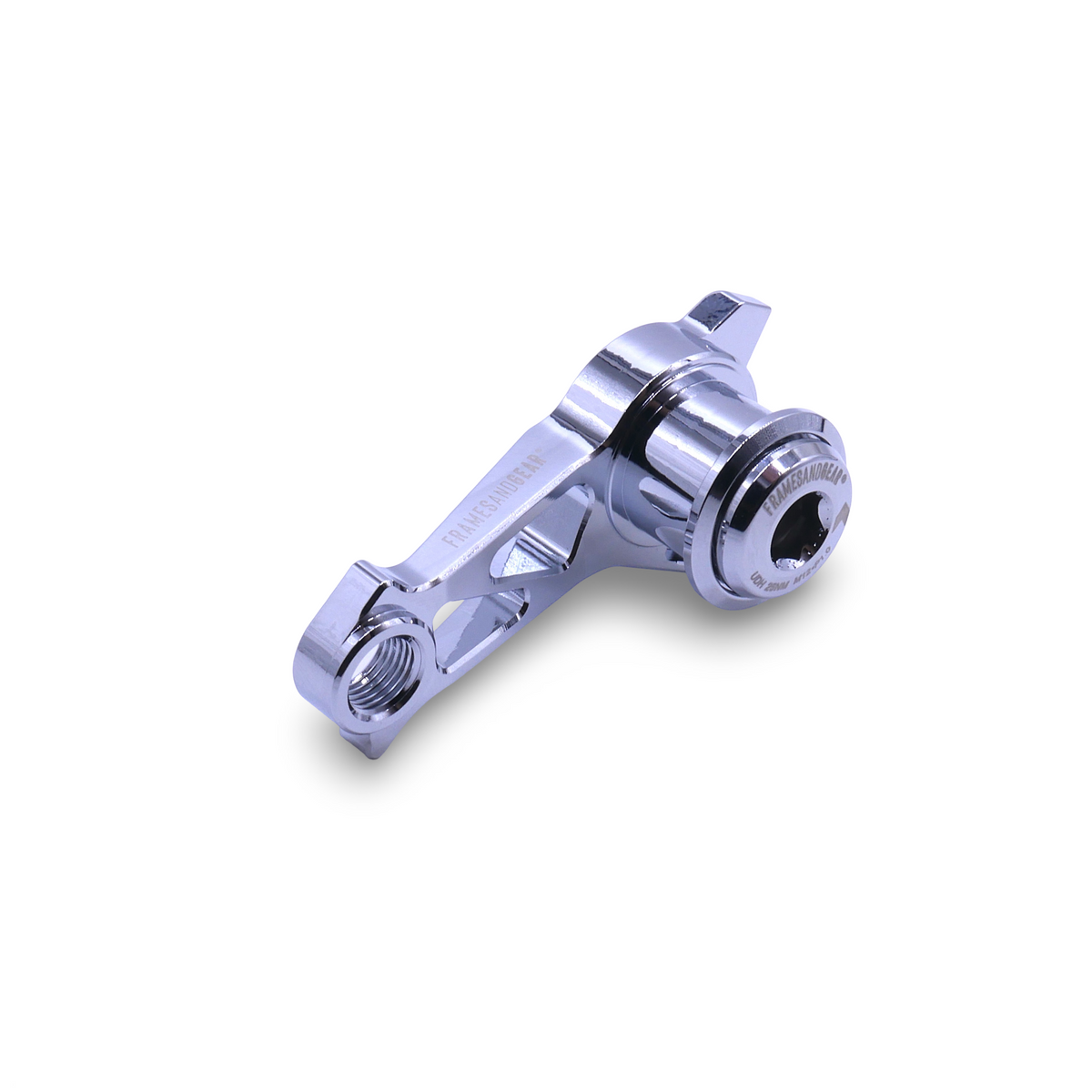 Framesandgear UDH direct mount derailleur hanger for Shimano, Chrome