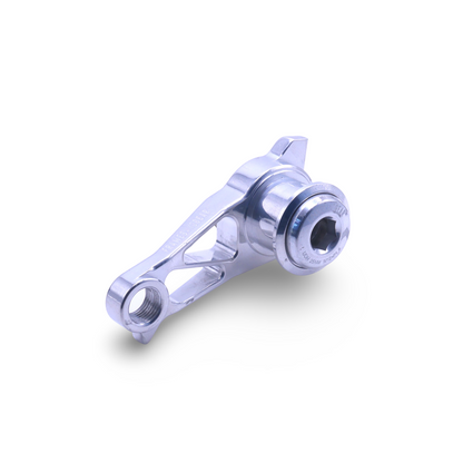 Framesandgear UDH direct mount derailleur hanger for Shimano, Hand Polished Silver