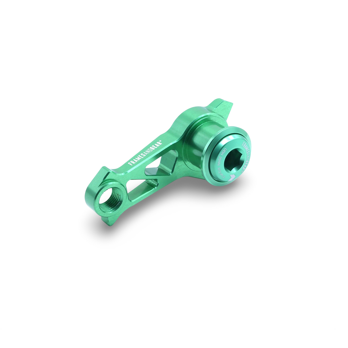 Framesandgear UDH direct mount derailleur hanger for Shimano, Light Green