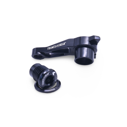 Framesandgear UDH hanger with M12 thru-axle