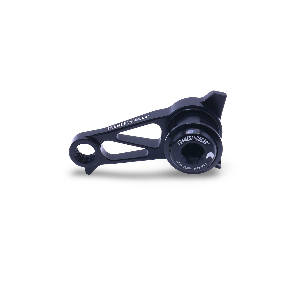 Framesandgear UDH hanger fitted to a Trek Madone