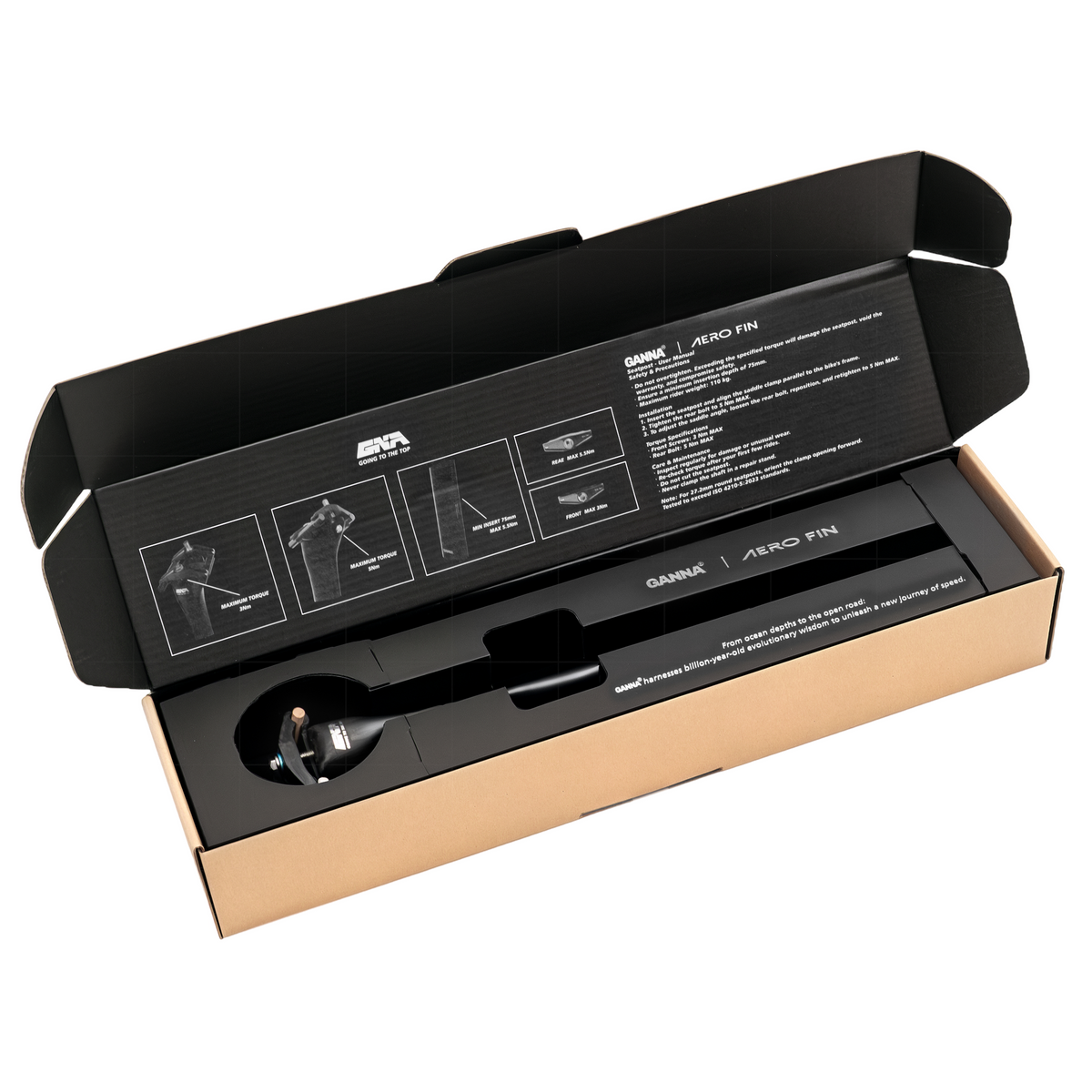 GANNA AEROFIN Lightweight Carbon Seatpost