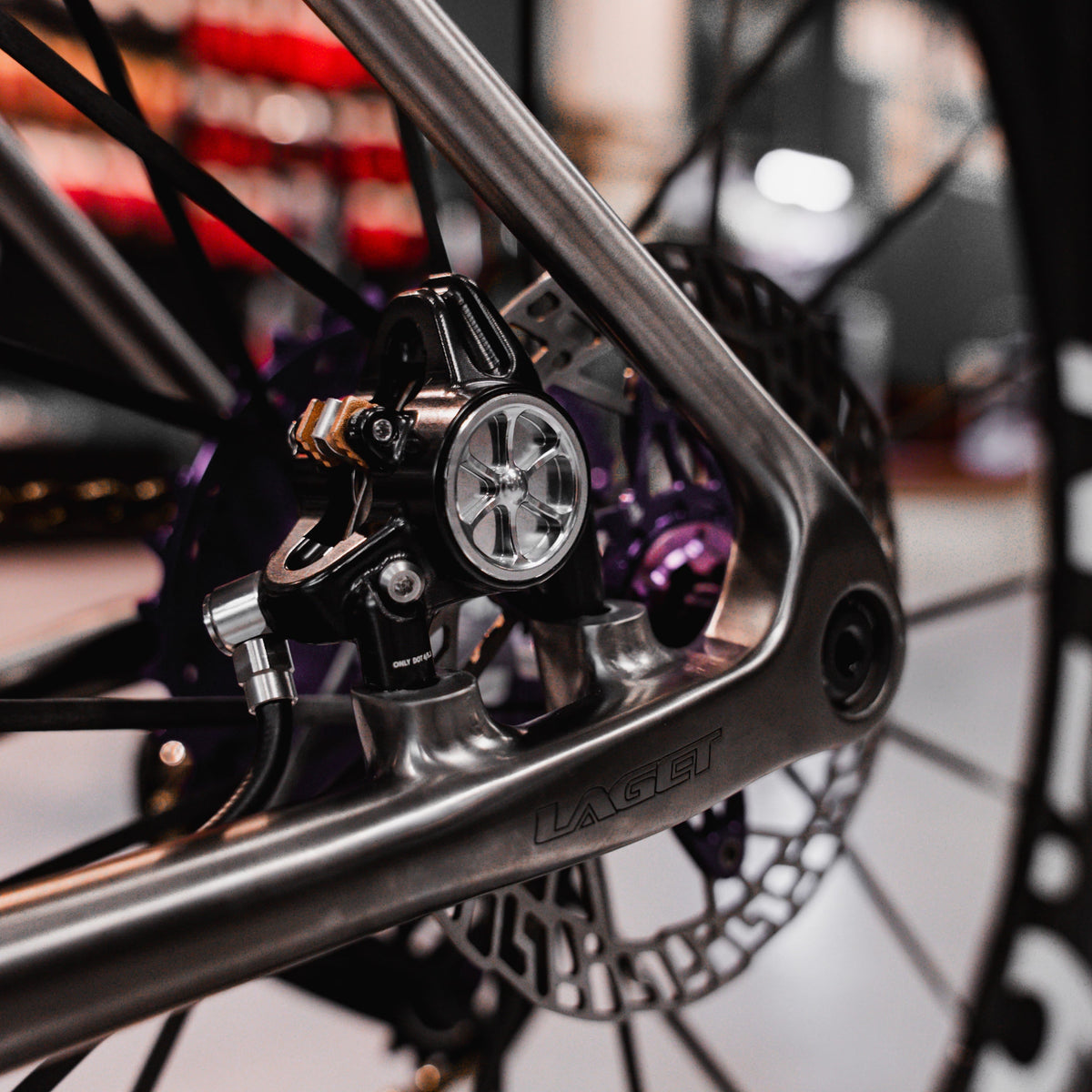 Lewis R2 brake caliper fitted on a road bike