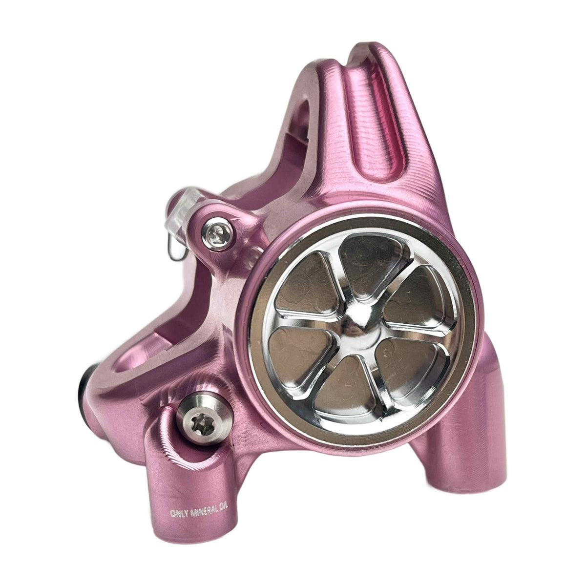 Lewis R2 monoblock brake caliper, pink