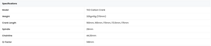 Magene TEO Carbon Crank