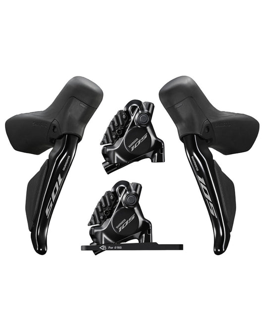 Shimano R7170 105 Di2 Shifter Brake Caliper Set, J-Kit | ST-R7170 & BR-R7170