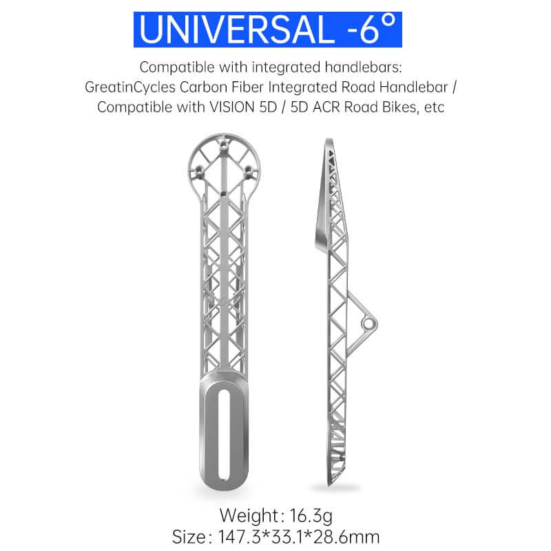 Samassi Universal -6 degree mount weight and size