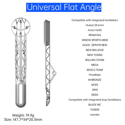 Samassi Universal mount weight, size and compatible handlebars