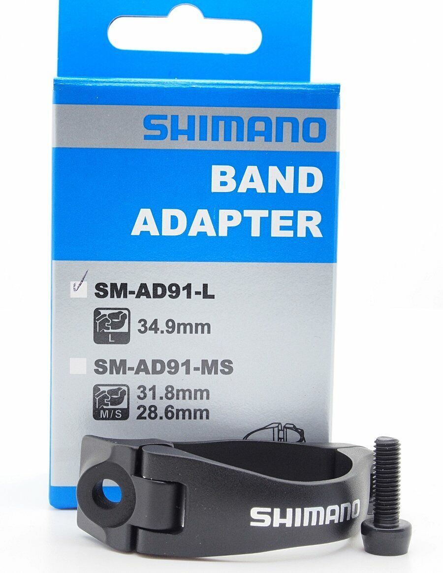 Shimano Front Derailleur Clamp Band Adapter | SM-AD91-MS, SM-AD91-L
