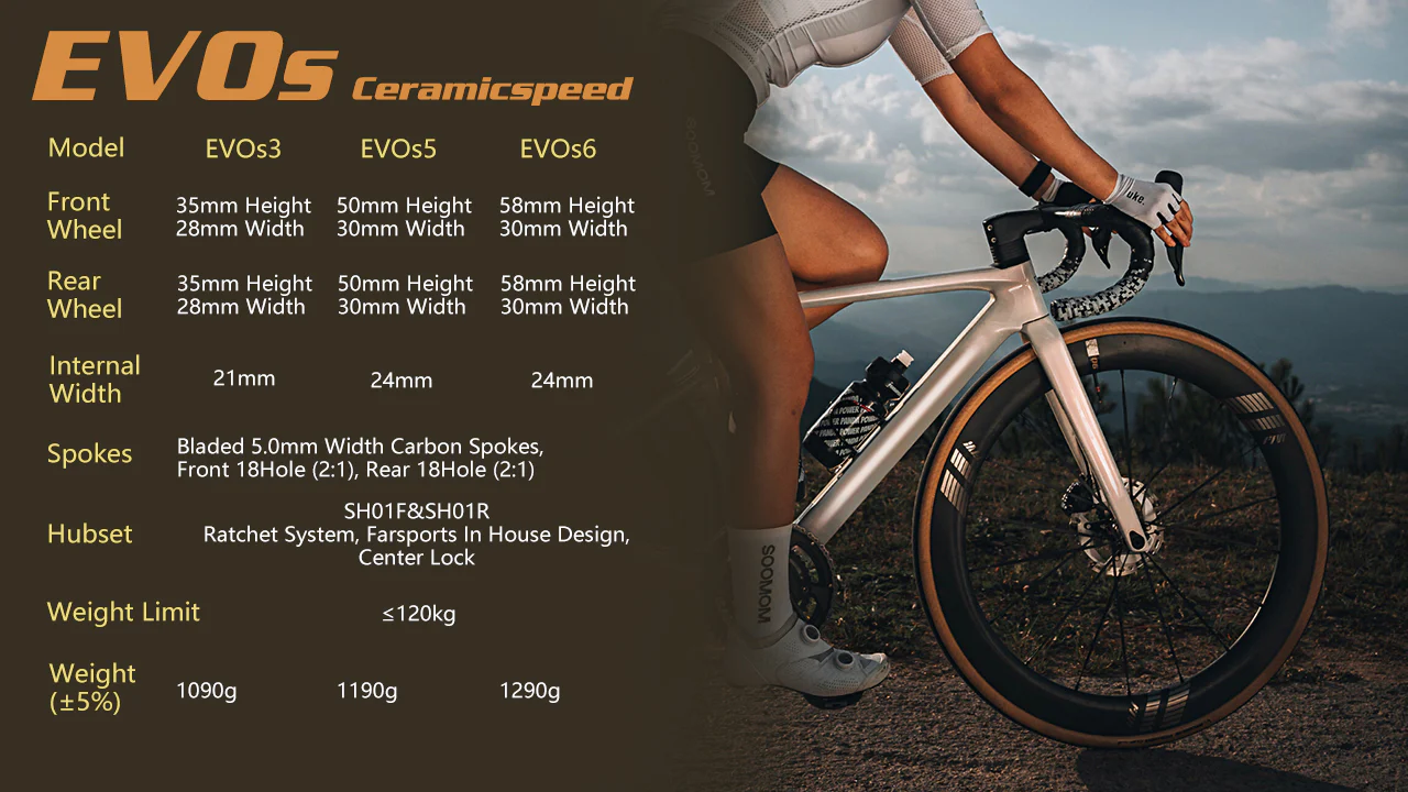 [PRE-ORDER] Farsports EVO S Series 2025 Carbon Disc Wheelset