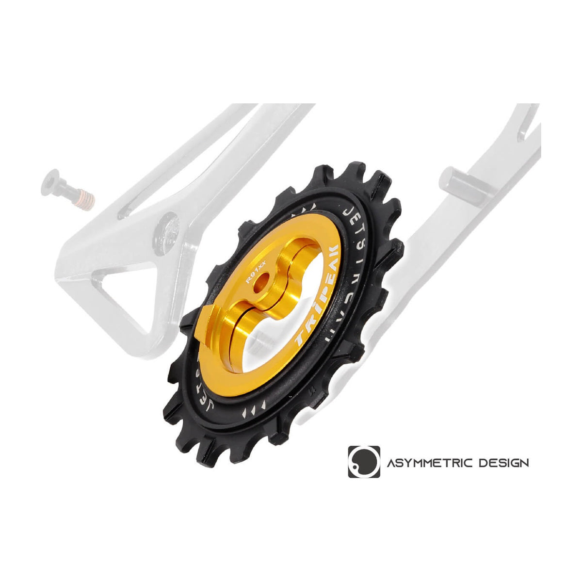 Tripeak Jetstream Pro asymmetric 18T tension pulley