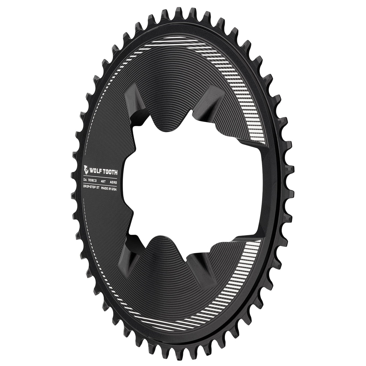 Wolf Tooth Aero Direct Mount chainring for Shimano Dura-Ace R9200