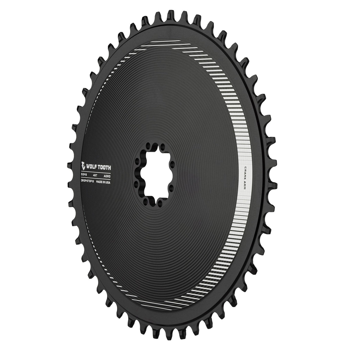 Wolf Tooth Aero Direct Mount chainring for SRAM 8-bolt cranks