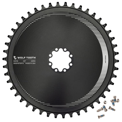Wolf Tooth Aero Direct Mount chainring for SRAM 8-bolt cranks, 46T