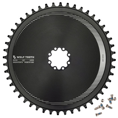Wolf Tooth Aero Direct Mount chainring for SRAM 8-bolt cranks, 48T