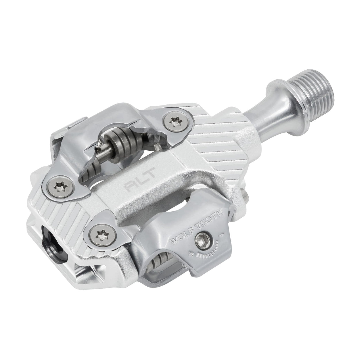 Wolf Tooth ALT Performance clipless pedal, Raw Silver